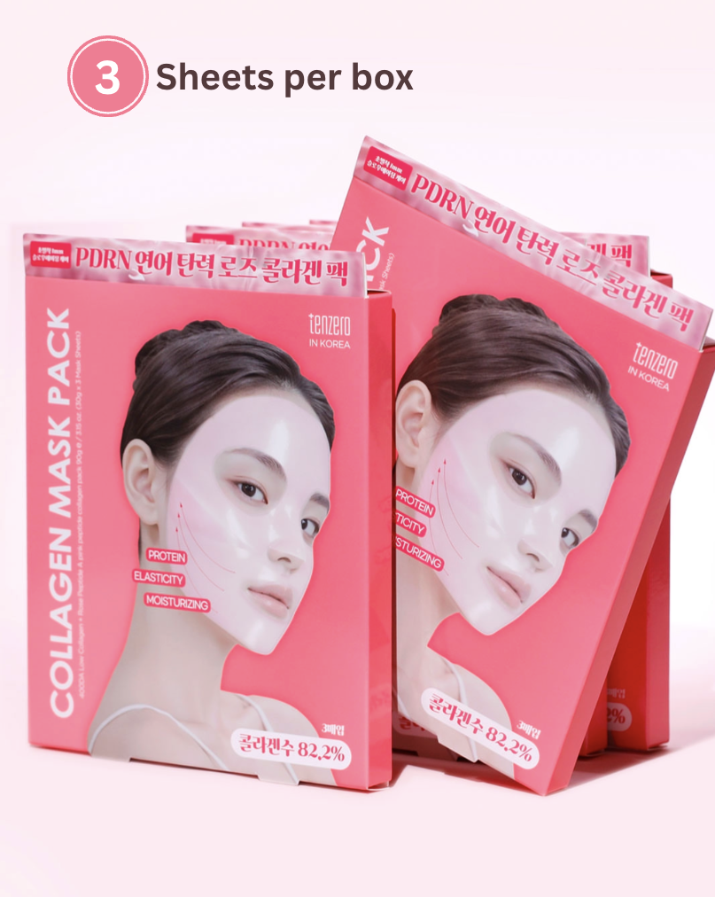 Rose Peptide Collagen Hydrogel Mask Pack - Image 3