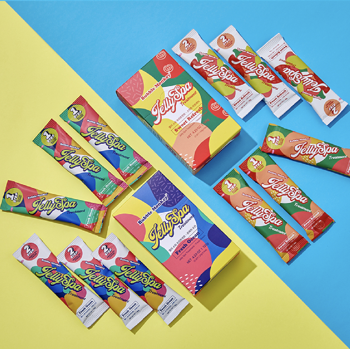 JellySpa Treatment Set - Sweet Refresh (3 Set - 20g*6pcs) - Image 3